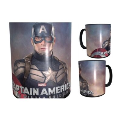Taza Mágica Capitán América Marvel Soldado De Invierno