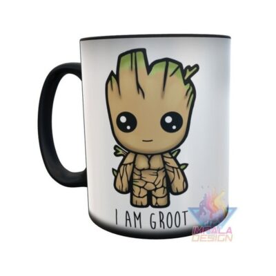 Taza Mágica Baby Groot I Am Groot Cerámica
