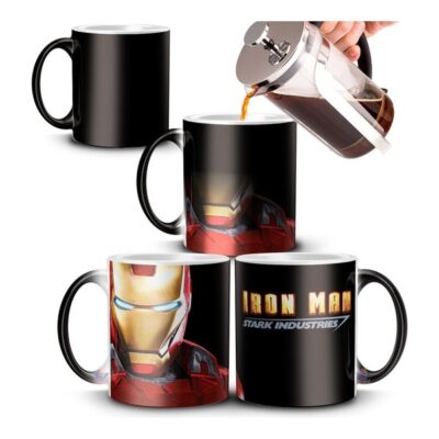 Taza Mágica Cerámica Iron Man Stark Industries