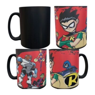 Taza Mágica Robin Jóvenes Titanes Dc Comics Batman Cerámica