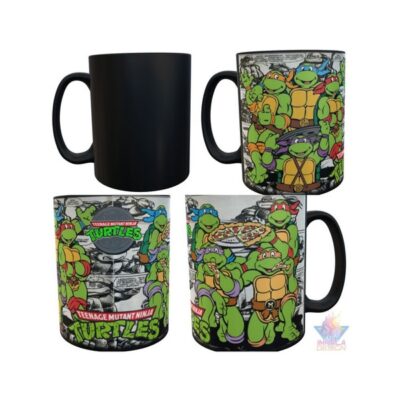 Taza Mágica Tortugas Ninja Mutantes Mod02 Cerámica