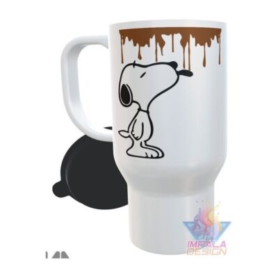 Jarro Térmico Snoopy Café Lengua Peanuts Plástico
