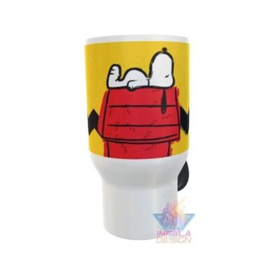 Jarro Térmico Snoopy Casa Acostado Perro Beagle Plástico