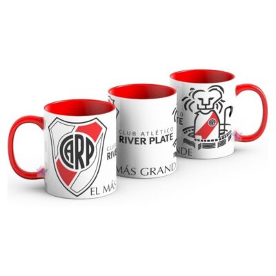 River Plate Taza Roja Leon El Mas Grande