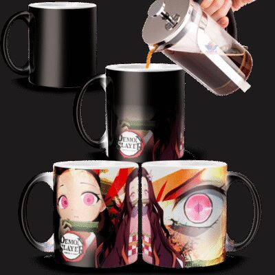 Taza Mágica Nezuko Kamado Kimetsu No Yaiba Demon Slayer