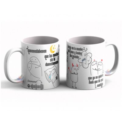 Taza Cerámica Universo Paralelo La Konga Me Encantas Florks