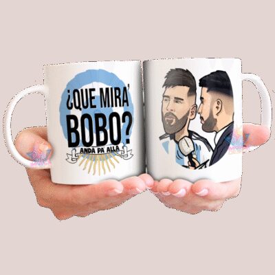 Taza De Cerámica Messi Camiseta Argentina 10 Varios Modelos