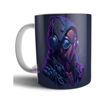 813915-MLA54872663083_042023,Taza Spiderman Auriculares Cerámica Hombre Araña Peter