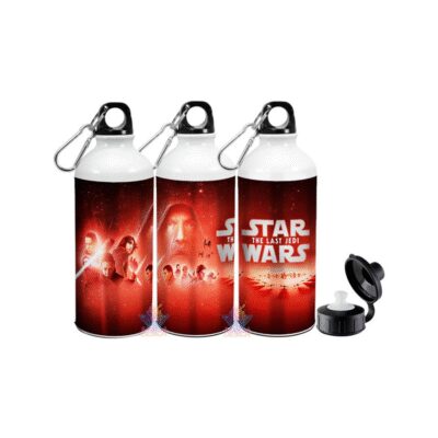 644768-MLA53527939164_012023,Botella Deportiva Star Wars Aluminio Personajes Película