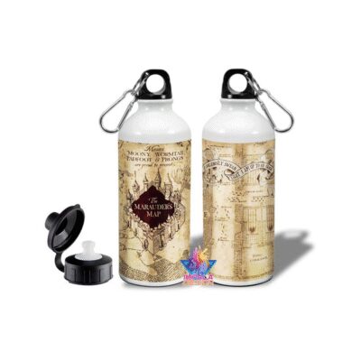930225-MLA43678364088_102020,Botella Deportiva Harry Potter Mapa Del Merodeador Aluminio