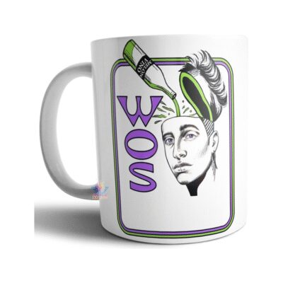 754615-MLA69775359046_062023,Taza De Cerámica Wos Músico Rapero Melón Vino