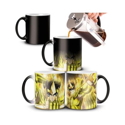 768555-MLA54982305993_052023,Taza Magica Saint Seiya Sagitario Aioros Caballeros Zodiaco