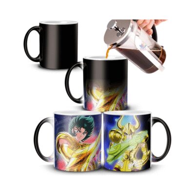 636350-MLA69211071657_052023,Taza Magica Capricornio Shura Saint Seiya Caballeros Zodiaco