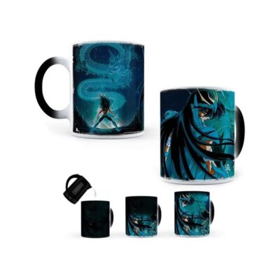 852790-MLA45558670660_042021,Taza Mágica Caballeros Del Zodiaco Dragón Shiryu