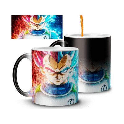688168-MLA69655113245_052023,Taza Mágica Dragon Ball Super Vegeta Cerámica Termosensible