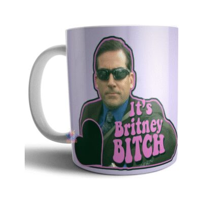 758284-MLA69608351218_052023,Taza Cerámica The Office It's Britney Bitch Michael Scott