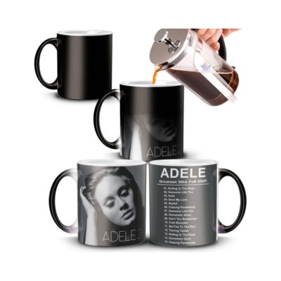 681992-MLA69557435798_052023,Taza Mágica Adele Cantautora Cerámica Termosensible
