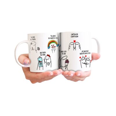 882805-MLA49887089772_052022,Taza Cerámica Miel Tú Eres El Pincel Que Pinta Papel Flork