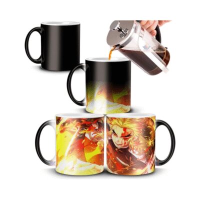 796355-MLA50946725432_072022,Taza Mágica Kimetsu No Yaiba Demon Slayer Kyojuro Rengoku