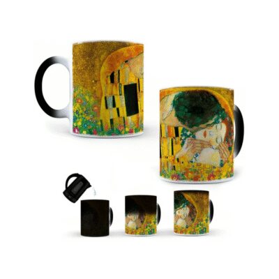 865734-MLM42153272007_062020,Taza Mágica El Beso De Gustav Klimt