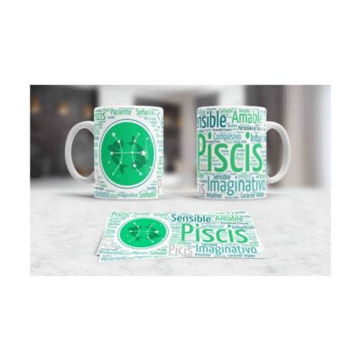 997393-MLA41335135697_042020,Taza Ceramica Piscis Astrologia Signos Zodiaco