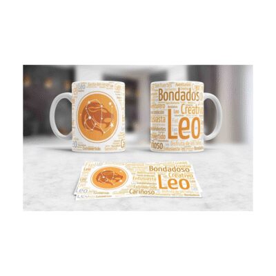 829009-MLA41335135718_042020,Taza Ceramica Leo Astrologia Signos Zodiaco