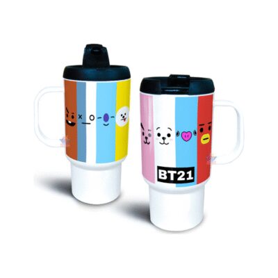 634175-MLA70283283983_072023,Jarro Térmico Bts Bt21 Kpop Personajes Boy Group Plástico Bt