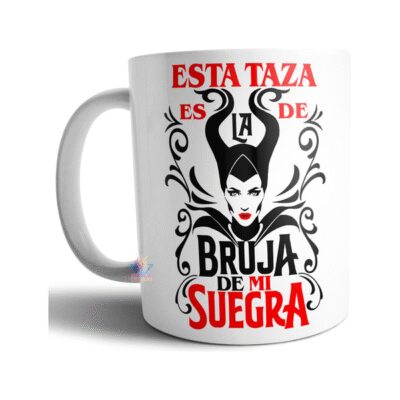 954453-MLA70776303700_072023,Taza De Cerámica Es De La Bruja De Mi Suegra Regalo Ideal