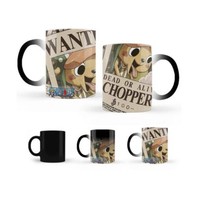 715411-MLM48952068367_012022,One Piece Taza Magica Café Tony Chopper Cartel Recompensa