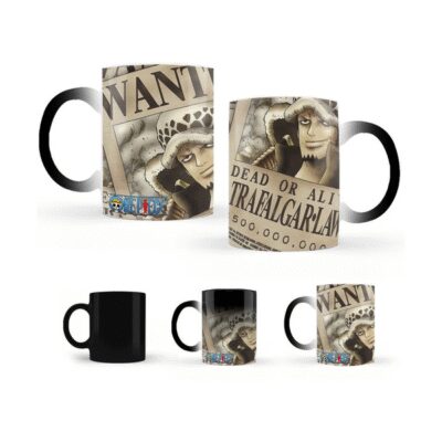 697964-MLM48952071108_012022,One Piece Taza Magica Café Trafalgar Law Recompensa Anime
