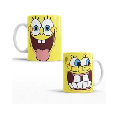674786-MLM54780726997_032023,Taza Cerámica Bob Esponja Y Sus Amigos Patricio