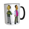 604537-MLA31591259723_072019,Taza Cerámica De Los Simpsons Lenny Y Carl Meme