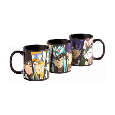 879966-MLA53592393245_022023,Taza Cerámica Caballeros Del Zodiaco Manga Masami Kurumada