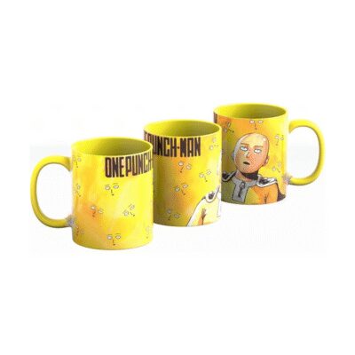 734899-MLA53591734918_022023,Taza Cerámica Comic One Punch Man Manga One Makoto Furukawa