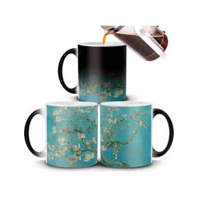 801445-MLA71844905342_092023,Taza Mágica Almendro En Flor Vincent Van Gogh Arte Cuadros