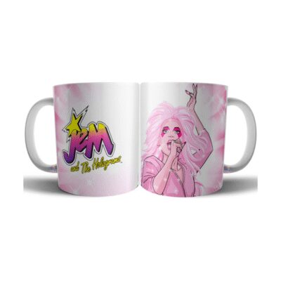 648763-MLA72275158580_102023,Taza Cerámica Jem And The Holograms Misfits Retro Música Tv
