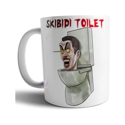 866876-MLA72463759439_102023,Taza Cerámica Skibidi Toilets Inodoro Serie Tv Personaje
