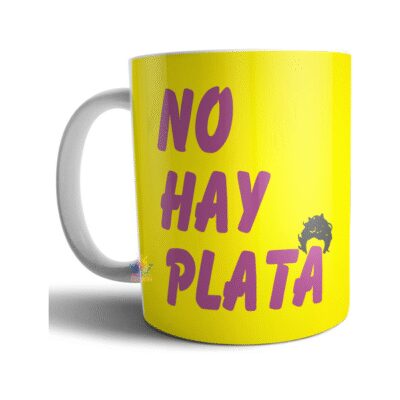 668008-MLA73304877870_122023,Taza Cerámica Milei No Hay Plata Peluca Presidente Libertad