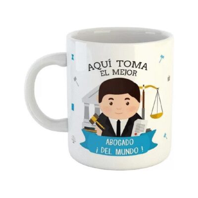929448-MLA73544567371_122023,Abogado Taza Ceramica Profesiones Ley Doctor Regalo Ideal.