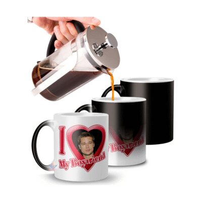 944188-MLA73572178781_122023,Taza Mágica Brad Pitt I Love My Boyfriend Ceramica Foto