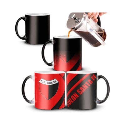 786866-MLA73667689737_122023,Taza Colón De Santa Fe Mágica Fútbol Sabalero Escudo Pasión