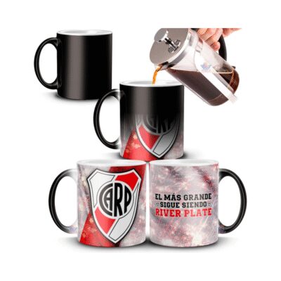 878654-MLA73667524421_122023,Taza River Plate Mágica Fútbol Millonario Escudo Pasión