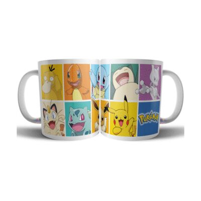 738453-MLA73574154178_122023,Taza Pokemon Pikachu Charmander Ceramica Bulbasaur Mew Café