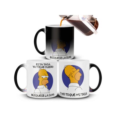 892078-MLA73574450196_122023,Taza Mágica Homero Simpson No Toques Mi Taza Ceramica Dueño