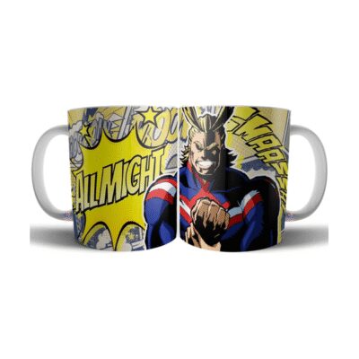 975096-MLA73574452252_122023,Taza My Hero Academy All Might Izuku Midoriya Ceramica