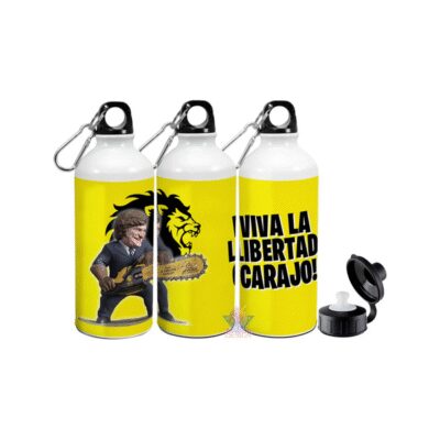 800736-MLA73484364105_122023,Botella Milei Deportiva Viva La Libertad Motosierra