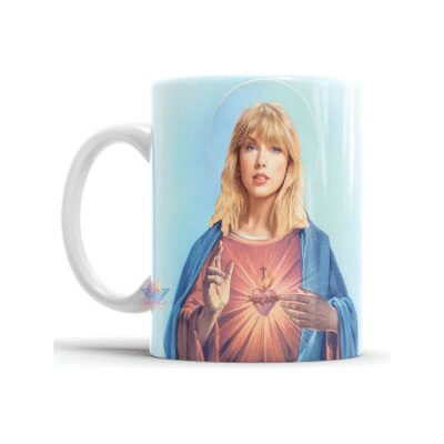997914-MLA73728385975_122023,Taza Cerámica Taylor Swift Santa Meme Estampita