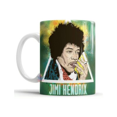 788439-MLA73632288830_122023,Taza Cerámica Jimi Hendrix Rock And Roll Experience Voodoo