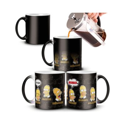 980912-MLA52370273056_112022,Taza Magica Homero Simpsons Días De La Semana Caras Cerámica