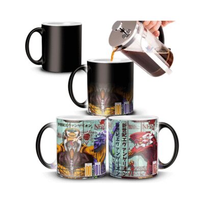751895-MLA50946956006_072022,Taza Mágica Evangelion Eva01 Ayanami Asuka Anime Genesis